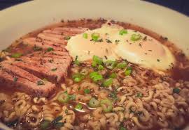 Pork, known for its speedy cooking time and tender meat, is a great alternative to ham or beef tenderloin for a big family meal. The Waiting Until Payday 60 Cents Worth Of Ramen Leftover Pork Chop And Two Eggs Fancy Ramen Dinner Shitty Food Made Decent Shittyfoodporn