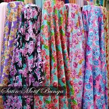 Jual Kain Satin Motif Bunga Per Meter Di Lapak Sgs Bukalapak