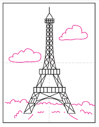 Buildings, eiffel tower, france, paris « how to draw a cartoon teacher. How To Draw The Eiffel Tower Art Projects For Kids