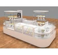 Multilayer jewelry counter design for jewelry kiosk shop
