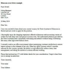 Even a personal assistant cover letter with no experience should show readiness for comprehensive support and implementation of a variable range of tasks. Monsoon Cover Letter Example Learnist Org