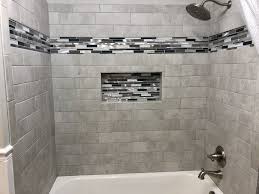 Small tub (less than 59in). Bathroom Remodel Shower Tile Designs Bathrooms Remodel Shower Tile