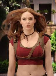 Karen's dad worked in a center for people with learning disabilities while her mom worked in tesco. Pin By Danny Anderson On Ruby Roundhouse Karen Gillan Karen Sheila Gillan Jumanji Karen Gillan