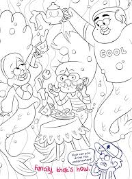 Get in the spirit of mystery with this awesome animated show and our coloring pages. New Super Cool Graviry Falls Coloring Pages Youloveit Com