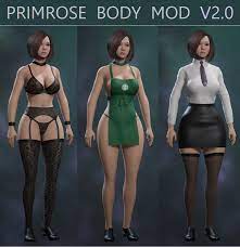 Скачать Hogwarts Legacy Шикарное тело и откровенный наряды - Primrose  BodyMod [2.2] - Одежда