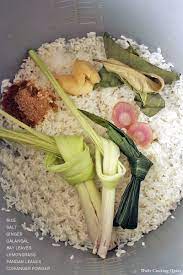 Nasi Uduk Bayam Fragrant Coconut Rice With Spinach Recipe Tasty Rice Recipes Food Indonesian Food