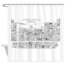 Periodic Table Shower Curtain By Zooln Cafepress Shower Curtain Designer Shower Curtains Bathroom Shower Curtains