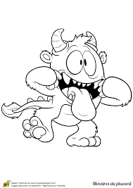 Coloriage Des Monstres Caches Dans Le Placard Le Monstre Malefique Qui Fait La Grimace Hugolescargot Com Coloriage Monstre Coloriage Dessin Monstre