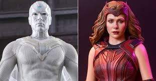 Here's a fun look i wanted to share with. Wandavision White Vision Figure And Updated Scarlet Witch Head Sculpt By Hot Toys The Toyark News