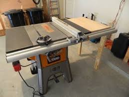 Table Saw Extension Table For Ridgid Table Saw Ridgid Table Saw Table Saw Extension Table Saw