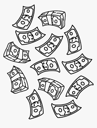Black and white money clipart. Money Dollars Raining Free Picture Falling Money Clipart Black And White Hd Png Download Transparent Png Image Pngitem