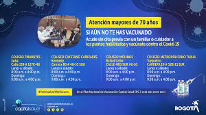 Pues a patir del 31 de mayo iniciará el nuevo plan de vacunación del gobierno del presidente guillermo. Secretaria Distrital De Salud On Twitter Atencion La Jornada De Vacunacion Contra El Covid 19 Para Mayores De 70 Anos Sin Agendamiento Y Con Pico Y Cedula Comenzara Este Domingo 4 De Abril