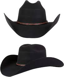El Señor de los Cielos Men's Western Cowboy Hat 50X Color Black Style Horse  (6 3/4) at Amazon Men's Clothing store