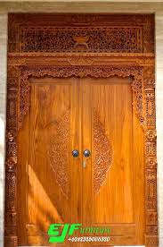 Berikut kania ulas 15 desain pintu rumah minimalis. 45 Inilah Pintu Gebyok Minimalis Modern