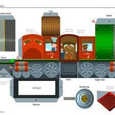 Train Engine Paper Crafts For Kids Paper Train Train Crafts
