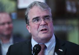 Rep. John Culberson, R-Texas, gives his concession speech at an election  night party in Houston. Culberson came up short in his bid for re-election  to represent the 7th District against Democratic challenger