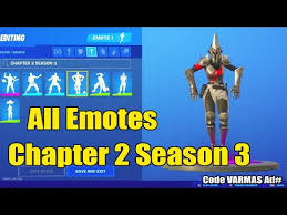 Chapter 2 contains a bunch of new content for players to unlock, and you can check it all out here. All Emotes Battle Pass Planetary Vibe Air Shredder Keyed Up Fortnite Chapter 2 Season 3 Youtube