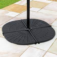 Durable carry handles make it easier to be set up and carried description: Harrier Overhanging Parasol 23 46kg Bases Net World Sports