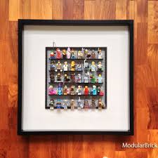 Lego Diy Minifigure Ikea Ribba Frame Display Lego Frame Lego Minifigure Display Ikea Ribba Frames