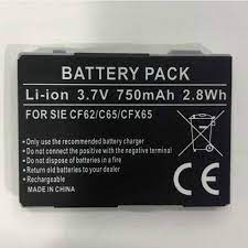 Siemens CFX65 750mAh/2.8WH 3.7V Li-ion ...