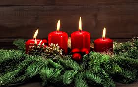Wallpaper New Year Christmas Candles Red Candles Images For Desktop Section Novyj God Download