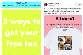 Online Fashion Giants Asos Are Giving Customers The Chance To Create And Design Their Own Free T Shirts Daily Record
