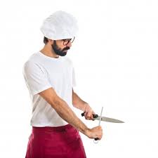 Grafico vectorial cuchillos imagen vectorial cuchillos depositphotos / el chef massimo en teotihuacán. Chef Afilando Un Cuchillo Foto Gratis