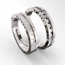 Par de Alianças em Prata 950 Grécia – 5mm - Venamore Alianças