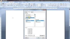 Cara Mengatur Ukuran Kertas F4 Di Ms Word 2007 Youtube
