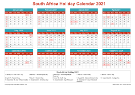The 2021 monthly calendar template includes the reference or previous and next month with national and regional holidays. South Africa Holiday Calendar 2021 Doc Templates Distancelatlong Com1