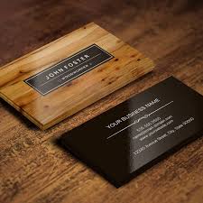 Woodworker Border Wood Grain Business Card Wood Business Cards Business Card Design Name Card Design