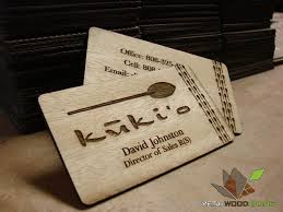 Celebrating 55 years of business! Kukio Bamboo Hawaiian Koa Wood Business Cards Metal Business Cards Service