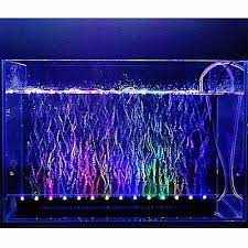 Aquarium Fish Tank Underwater Submersible Air Bubble Bar Multi Color Led Lights Fish Tank Lights Aquarium Fish Tank Fish Tank