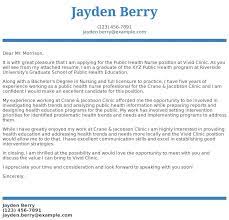 Public Healthcover Letter Examples, Samples & Templates | Resume.com