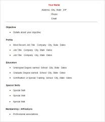 A template provides the basic structure for a resume. 70 Basic Resume Templates Pdf Doc Psd Free Premium Templates