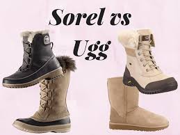 sorel boots vs ugg boots college fashion