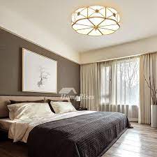 For flush mount bathroom ceiling light. Bedroom Ceiling Lights Brass Glass Flush Mount Living Room Fixture