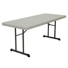 Lifetime 72 In Almond Plastic Portable Folding Card Table 80454 Folding Table Lifetime Tables Banquet Tables