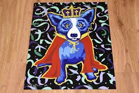 George Rodrigue Blue Dog Mardi Gras 96 Black No Border Silkscreen Print Signed 1890285691 Sanders auctions can obtain up to this amount or more for you: george rodrigue blue dog mardi gras 96
