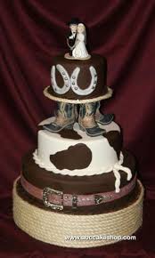 Western Themed Wedding Cake By Abc Cake Shop Albuquerque Nm Cowboy Wedding Cakes Western Wedding Cakes Country Wedding Cakes