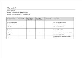 Fabelhaft 15 muster pflegeplanung kostenlos vorlagen und teil von pflegeplanung. Pflegetagebuch Ausgefulltes Muster Zur Antragstellung
