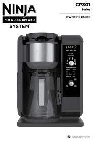 The coffee makers from ninja understand what it feels like to keep everything in perspective and at hand. Ninja Cp301 Owner S Manual Pdf Download Manualslib