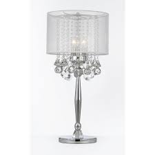 Largent 29 Table Lamp Crystal Table Lamps Bedroom Crystal Lighting Crystal Light Shade