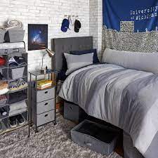 Woven Stripe Comforter And Sham Set Small Room Bedroom Dorm Room Designs Boy Room Bedding