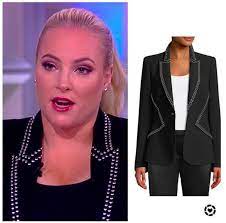 Meghan Mccain S Studded Blazer Elie Tahari Jacket Fashion Style