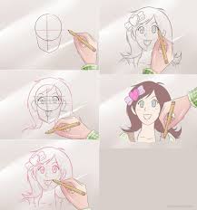 They have sparkling and rectangular eyes, spiked hair. How To Draw Anime Tutorial With Beautiful Anime Character Drawings