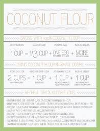 coconut flour conversion chart ive used it and it works