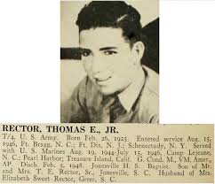 Thomas Ervin “Tom” Rector Jr. (1925-1998)