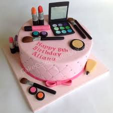 Makeup birthday cake my first paid cake make up zebra stripes birthday cake rose bakes. Makeup Birthday Cake For A Girl Saubhaya Makeup
