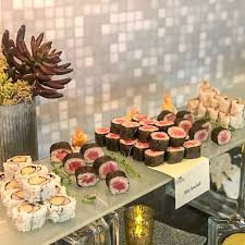 Sushi Station Cuisine Sushi Table Decorations